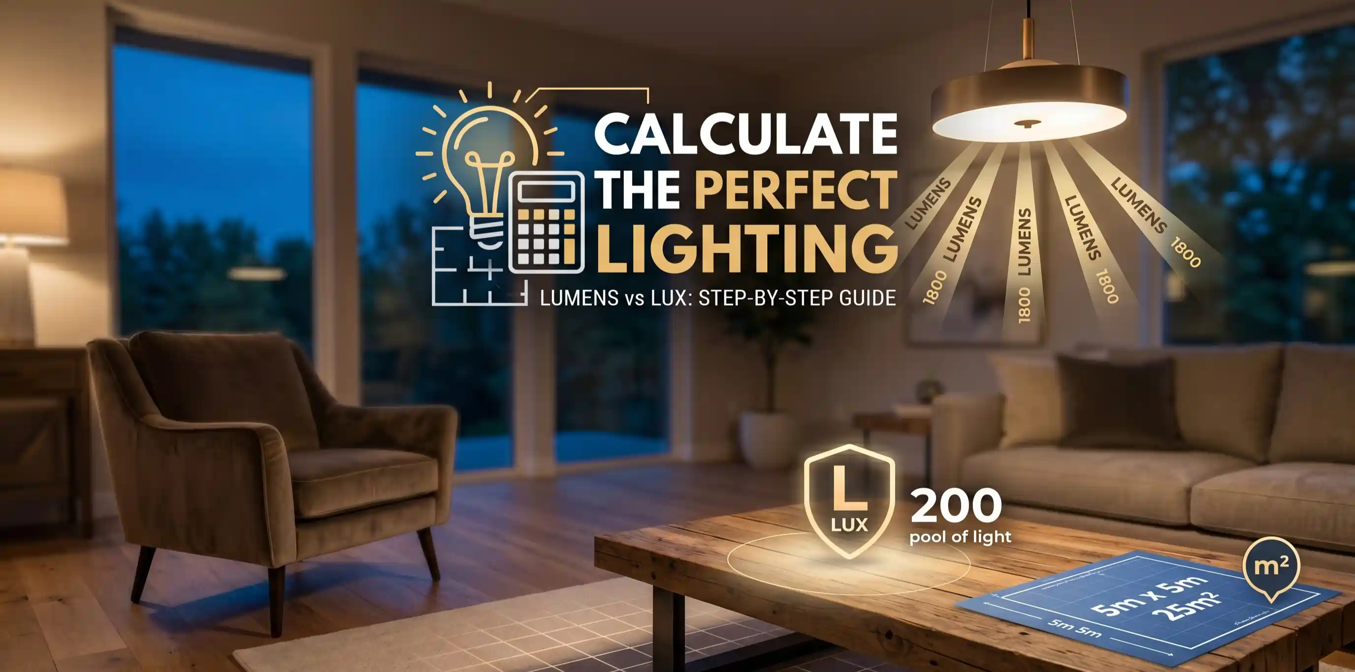 How to Calculate the Perfect Lighting for Any Room